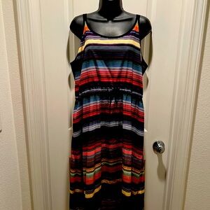Athleta multicolor maxi dress.